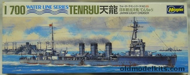 Hasegawa 1/700 IJN Tenryu Light Cruiser, WL-CO85 plastic model kit